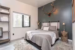 Bedroom at Wildhorse Cabin